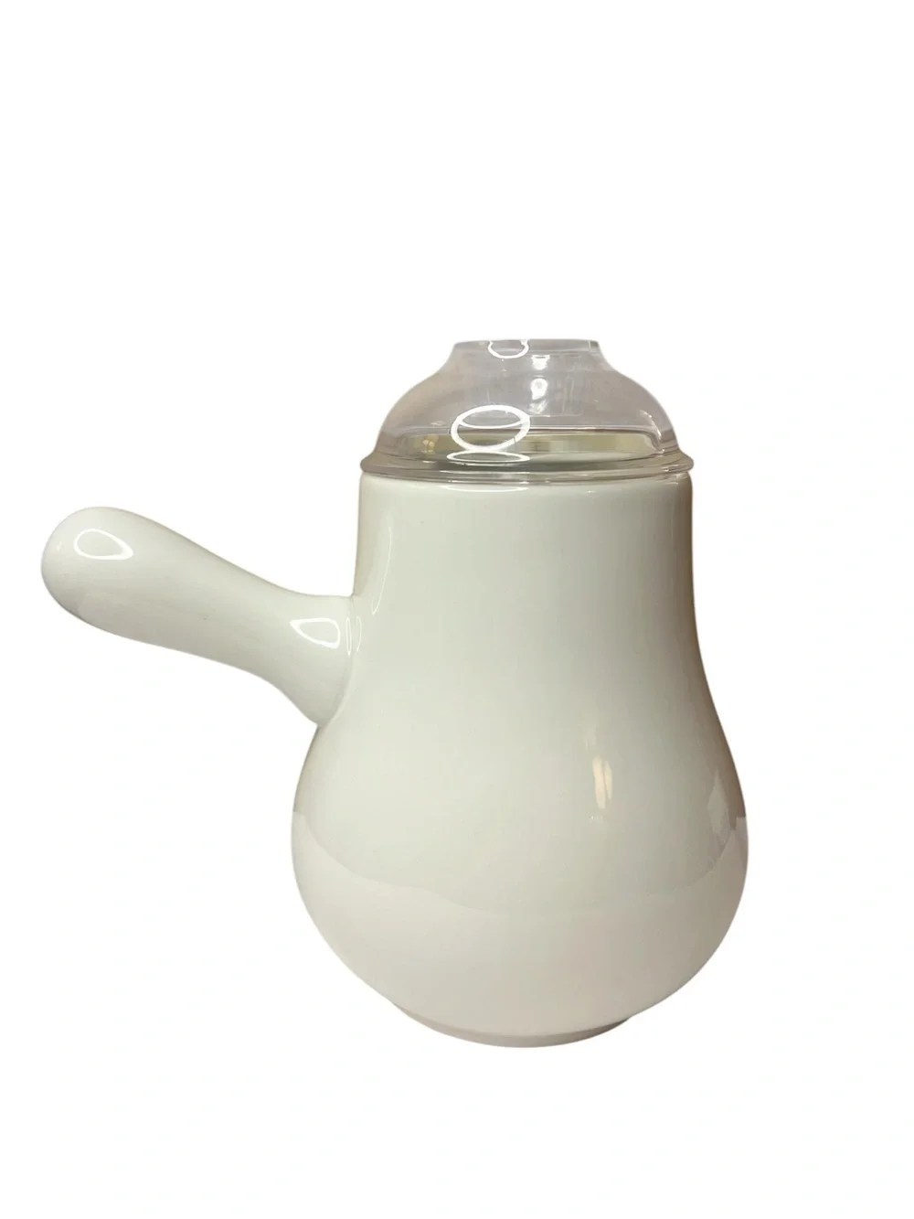 Williams Sonoma Hot Chocolate Maker Bonjour Ceramic Pot Pitcher Gourmet